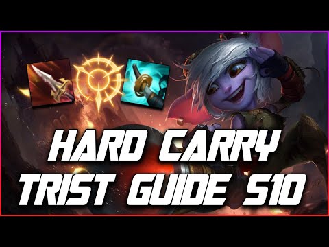 How To Hard Carry Low Elo w/ Tristana Mid Guide S10 | Step by Step To Becoming an S+ Tristana