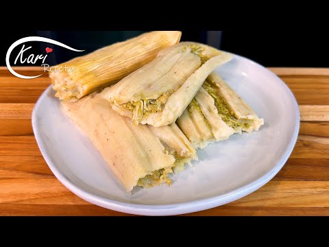 Tamales Verdes de Pollo Receta Fácil