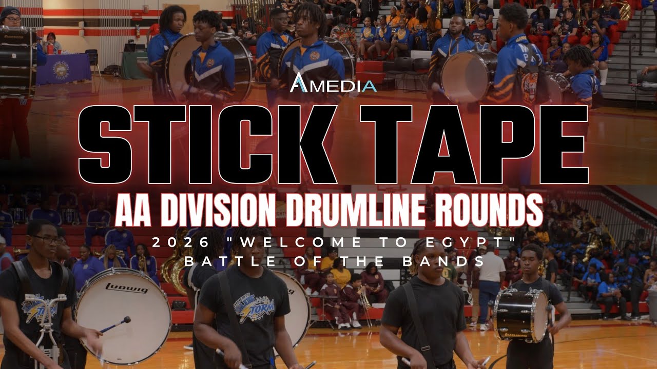 Stick Tape -Division AA  | 2026 "Welcome To Egypt" Battle Of The Bands | 4K 🔥🎥🎬‼️