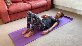 Lumbar clock face exercise - for the low back region, the lumbar spine