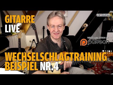 Wechselschlagtraining Gitarre! Runde 5 - Klassik Rock