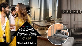 Celebrities House Tour FT. Shahid & Mira| Bade pyaar se sanjoya hai Mira Shahid ne Duplex Apartment