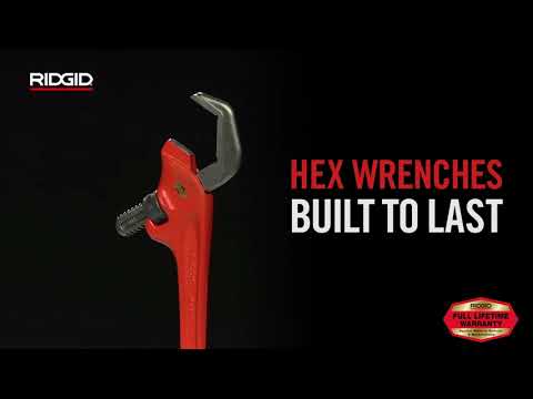 The Heavy-Duty RIDGID® Hex Wrench