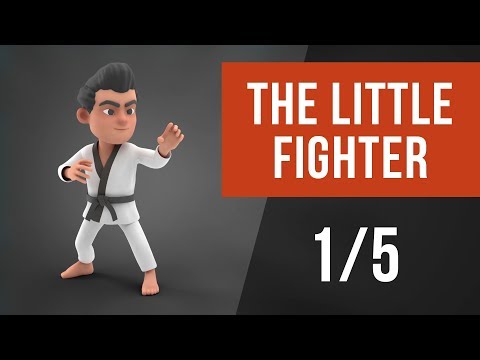 Timelapse in Blender 2.8: The Little Fighter 1/5 - Sculpting
