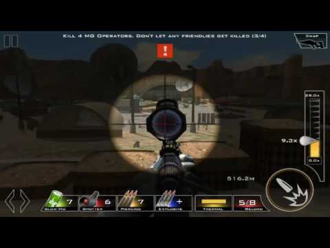 Kill Shot Primary Mission Region 20 - Kill 4 MG Operators Part 32 Gameplay