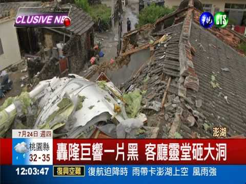 喪家守靈突巨響 屋砸大洞4人傷