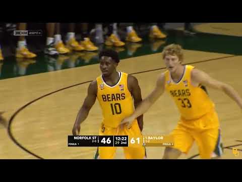Baylor Basketball (M): Highlights vs. Norfolk State
