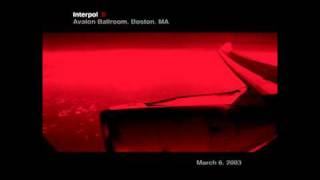 Interpol - Stella Was A Diver And She Was Always Down (Live) - Avalon Ballroom