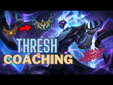 THRESH WILL FREE YOU FROM LOW ELO || Gold Thresh Coached by Grandmaster Support