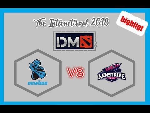 Newbee VS Winstrike Team || #TI8 Main Event Day 1 Dota 2 Highlight
