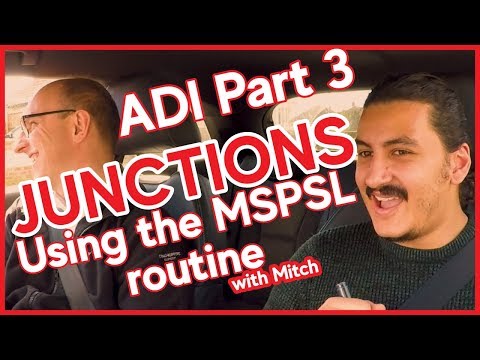 MSPSL | Junctions | ADI Part 3 (driving instructor training)