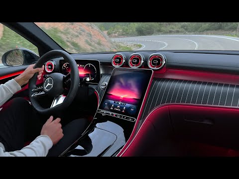 NEW 2023 Mercedes GLC First DRIVE +SOUND! GLC300 AMG Line Interior Ambiente Exterior Review