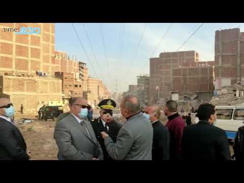 محافظ القاهرة يتفقد أعمال إزالة العقارات المعوقه لإنشاء محور الوفاء والأمل بعزبة الهجانة
