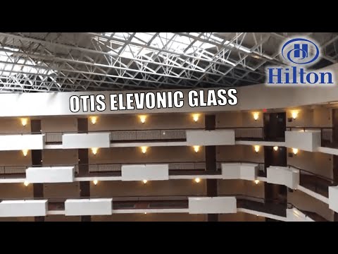Scenic Otis Traction Elevators - Hilton Suites in Oakbrook Terrace, IL