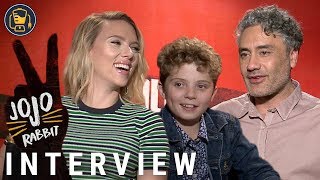 Jojo Rabbit Cast Interviews with Scarlett Johansson, Taika Waititi, Sam Rockwell and More video