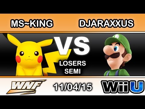 WNF S4E3 – MS~King (Pikachu) Vs. DJaraxxus (Luigi) Losers Semi - Smash Wii U
