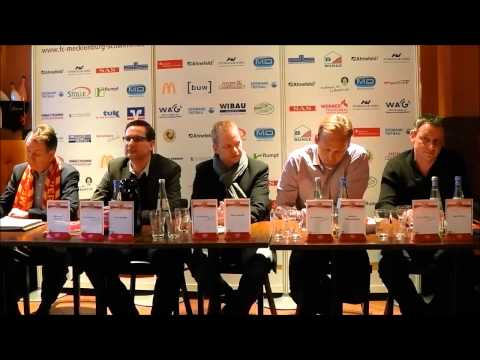 Pressekonferenz des FC Mecklenburg Schwerin vom 22.01.2014