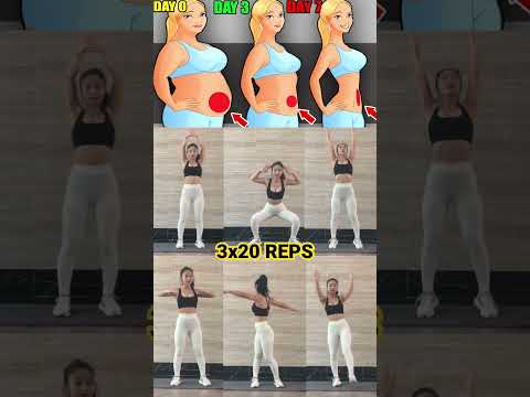 Standing Abs exercises to Flat Stomach