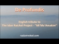   גרסה מאת נדבי נוקד De Profundis - Idan Raichel Mi'Ma'amakim ...