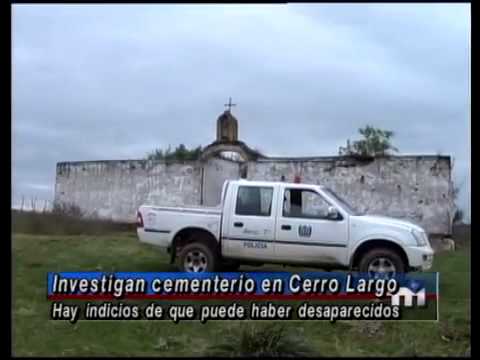 Investigan cementerio en Cerro Largo