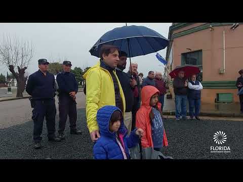 Inauguración de obras del plan 100 % bitumen en Capilla del Sauce