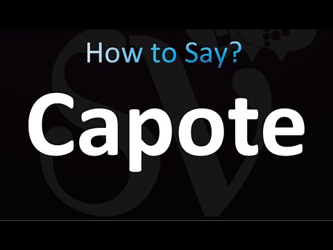 How to Pronounce Capote (correctly!)