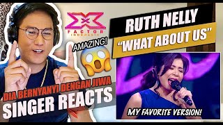 Download lagu RUTH - WHAT ABOUT US (PINK) [X Factor Indonesia 2021] | SINGER REACT mp3