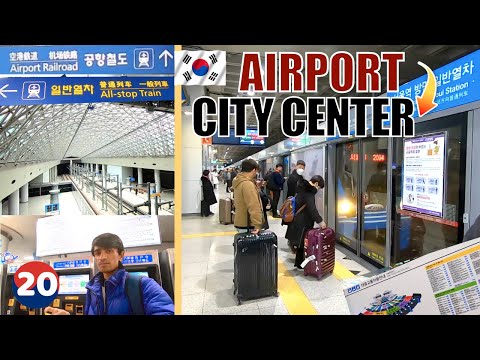 How to get Incheon Airport to Seoul by Train #TRAVELTREKKER