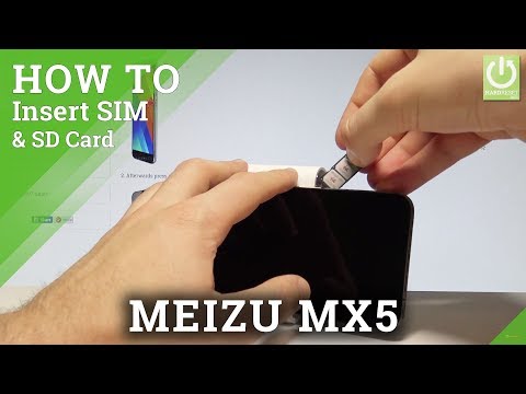 How to Insert SIM in MEIZU MX5 - Nano SIM Slot