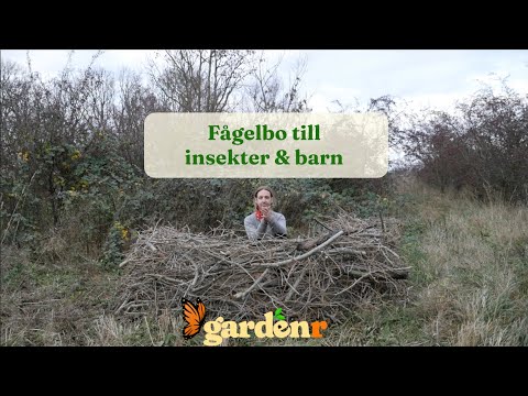 Bird nest for insects and children - Garden hacks with GardenR