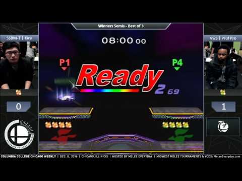 CCC Weekly [12/8/16] - SSBM-T | Kira (Fox) vs. VwS | Professor Pro (Green Fox) - Winners Semis