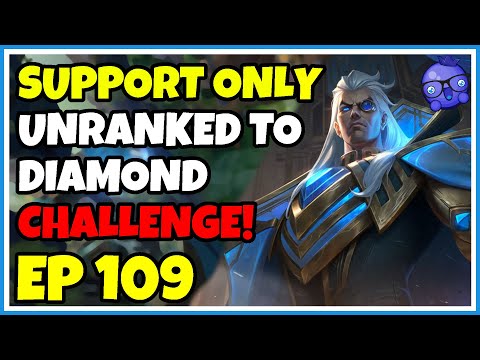 Support Unranked to Diamond Challenge - Episode 109 - Swain