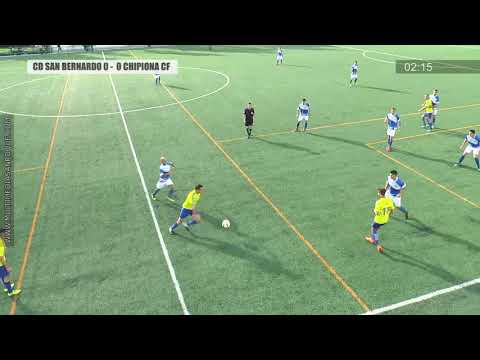 FUTBOL CD SAN BERNARDO 3 VS  1 CHIPIONA CF 4 NOVIEMBRE 2018