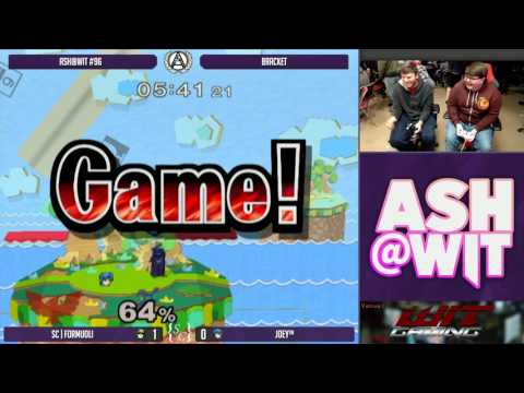 SC | Formuoli (Falcon) vs Joey (Ganon, Marth, Sheik) - ASH@WIT #96 Melee Bracket