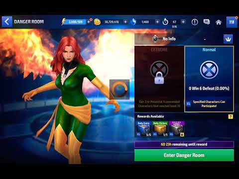 Marvel Future Fight Danger room normal mode gameplay