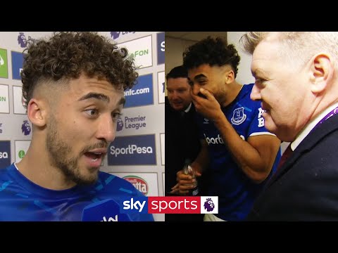 "這是一個災難！"| 多米尼克-卡爾弗特-萊萬對他在對陣曼聯的比賽中的不允許進球做出了反應! ("That is a DISASTER!" | Dominic Calvert-Lewin reacts to his disallowed goal against Man Utd!)