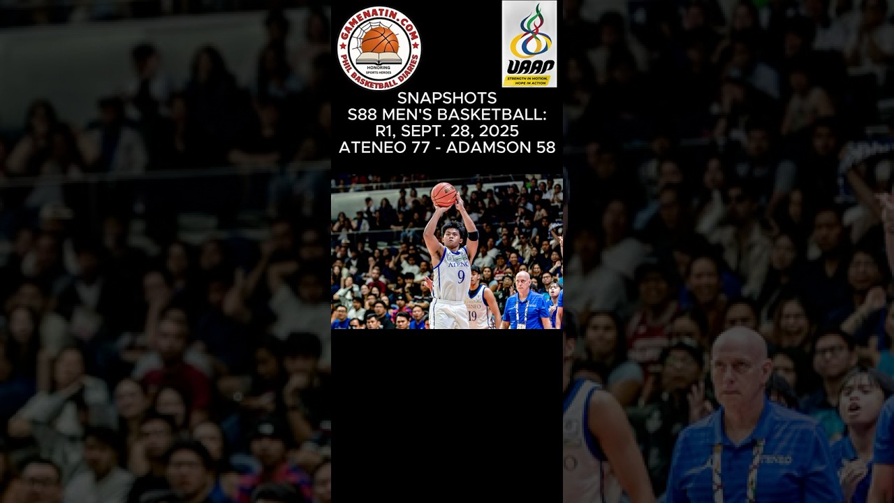 Snapshots: Men's Basketball - Ateneo 77 - Adamson 58