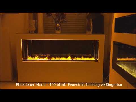 Elektrische Kamine mit Wasserdampffeuer Dimplex Faber Opti-myst Effektfeuer