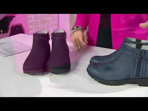 JSport by Jambu Suede Ankle Boot - Jenna on QVC