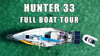 Download lagu Boat Tour Self-Sufficient tiny home, 1981 Hunter 33 Cherubini SAILBOAT mp3