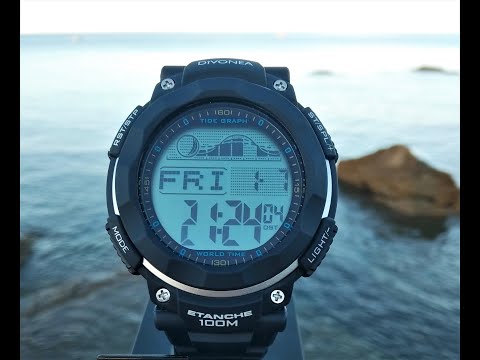 Montre DiVONEA avec Indicateur de Marée et Phase Lunaire