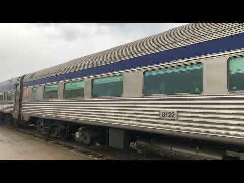 VIA Rail Train 693 Departure Thompson Manitoba 14/09/2022 by Reverse