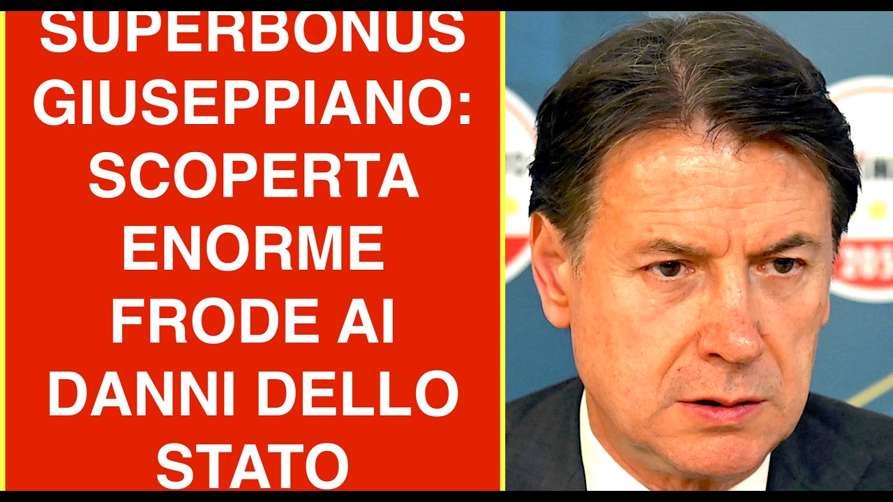 SUPERBONUS GIUSEPPIANO: SCOPERTA ENORME FRODE AI DANNI DELLO STATO