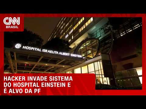 Hacker invade sistema do Hospital Einstein, extorque e é alvo da PF | CNN PRIME TIME