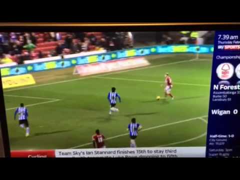 Nottingham Forest v Wigan Goals