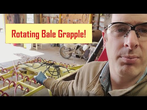 Rotating Bale Grapple: Lewco TBH18 (works with New Holland Bale Wagons)