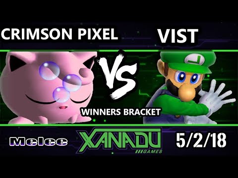 S@X 248 Melee - Vist (Luigi) Vs. Crimson Pixel (Jigglypuff) - Smash Melee Winners Bracket