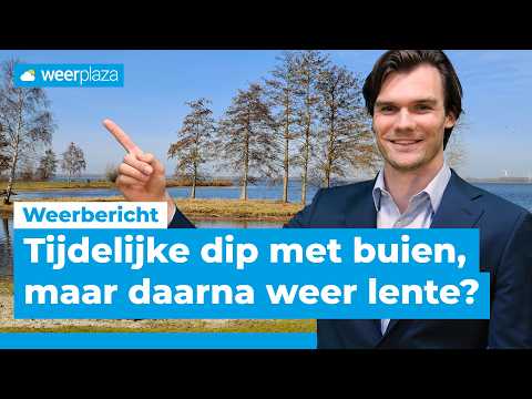 Tijdelijke dip, daarna weer volop lente?☀️ | Weekend weerbericht