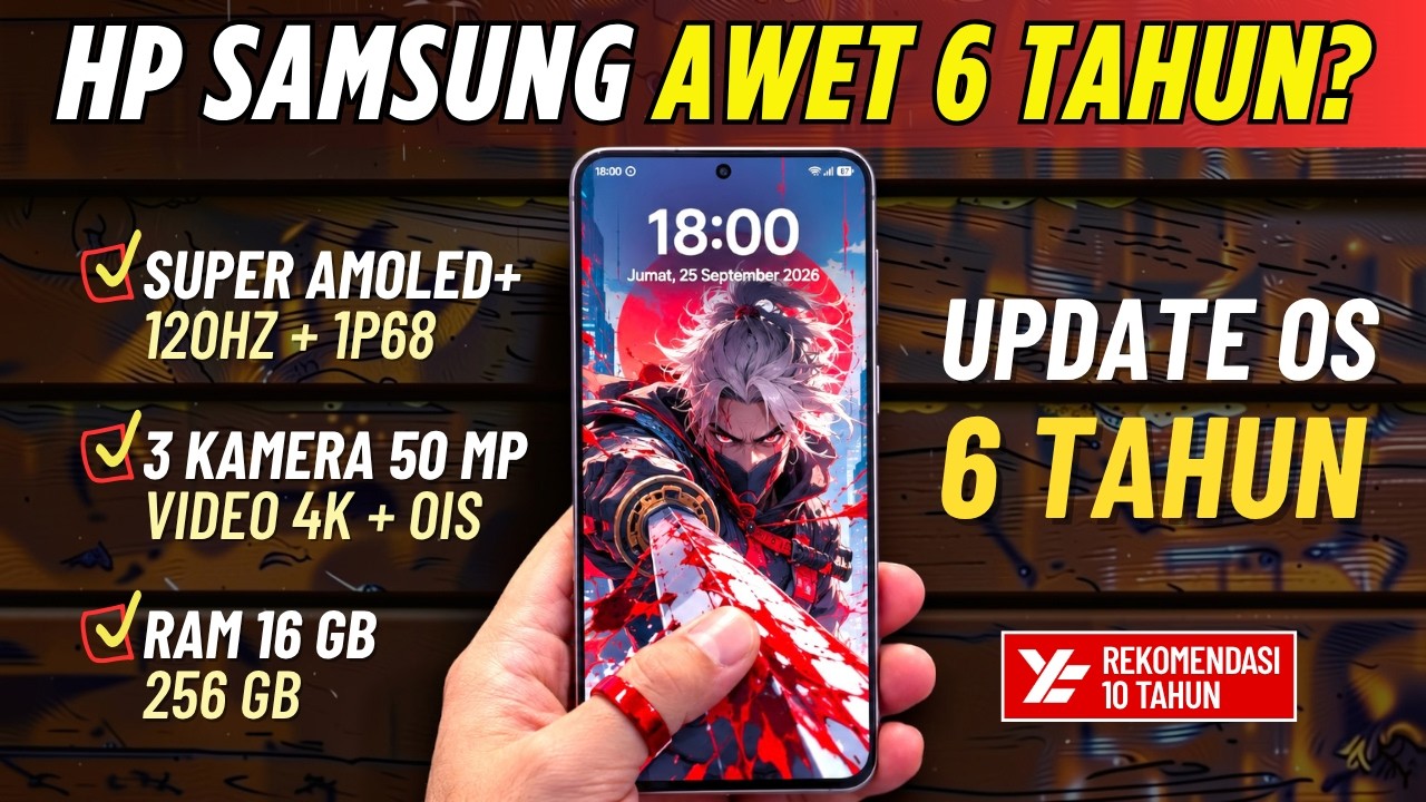 TOP 5 HP SAMSUNG (1 - 5 JUTA) BUAT 6 TAHUN KE DEPAN!