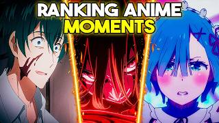 Ranking Anime Moments I Watched Recently | Day 1